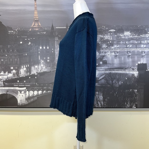 DOLCE & GABBANA SWEATER IN NAVY BLUE - Picture 5 of 9